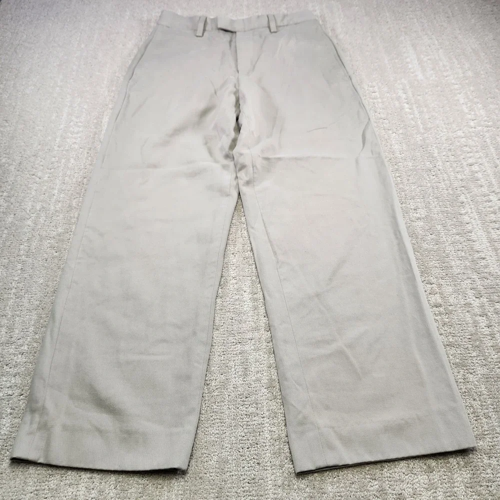 Vintage Banana Republic Pants Men 28x28 READ Wool Cotton High Rise Trouser Flowy